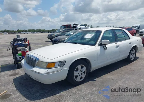 2002 Mercury Grand Marquis Gs из США, поврежденный, VIN 2MEFM74W92X649871